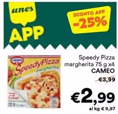 Cameo - Speedy Pizza Margherita Cameo - Speedy Pizza Margherita