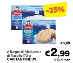 Capitan Findus - Burger Di Merluzzo O Di Nasello