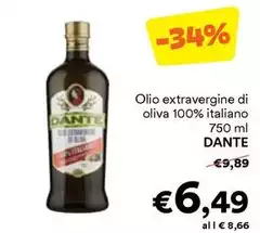 Dante - Olio Extravergine Di Oliva 100% Italiano