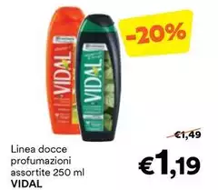 Vidal - Linea Docce Profumazioni Vidal - Linea Docce Profumazioni