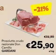 Gardani - Prosciutto Crudo Nazionale Don Camillo Gardani - Prosciutto Crudo Nazionale Don Camillo