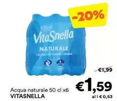 Vitasnella - Acqua Naturale Vitasnella - Acqua Naturale