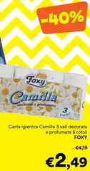 Foxy - Carta Igienica Camilla