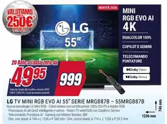 LG - Tv Mini Rgb Evo Ai 55" Serie Mrgb87b