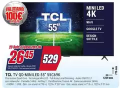 TCL - Tv Q-Miniled 55" 55C69K TCL - Tv Q-Miniled 55" 55C69K