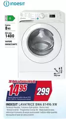 Indesit - Lavatrice BWA 81496 XW