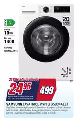 Samsung - Lavatrice WW10FG5U34AET