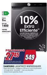 Samsung - Lavatrice WW90DG6U85