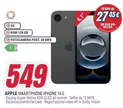 Apple - Smartphone Iphone 16 E Apple - Smartphone Iphone 16 E