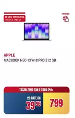 Apple - Macbook Neo 13" A18 Pro 512 Gb