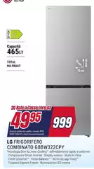 LG - Frigorifero Combinato GBW322CPY LG - Frigorifero Combinato GBW322CPY