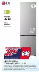 LG - Frigorifero Combinato GBS322CPY LG - Frigorifero Combinato GBS322CPY