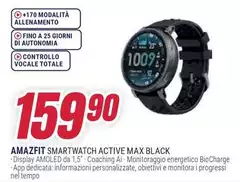Amazfit - Smartwatch Active Max Black Amazfit - Smartwatch Active Max Black