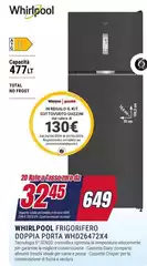 Whirlpool - Frigorifero Doppia Porta WHD26472X4 Whirlpool - Frigorifero Doppia Porta WHD26472X4