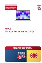 Apple - Macbook Neo 13" A18 Pro 256 GB