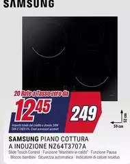Samsung - Piano Cottura A Induzione NZ64T3707A Samsung - Piano Cottura A Induzione NZ64T3707A