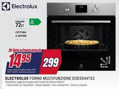 Electrolux - Forno Multifunzione EOD3S44TX2