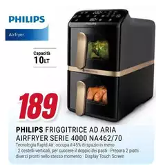 Philips - Friggitrice Ad Aria Airfryer Serie 4000 NA462/70