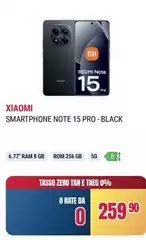Xiaomi - Smartphone Note 15 Pro Black Xiaomi - Smartphone Note 15 Pro Black