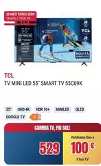 TCL - Tv Mini Led 55" Smart Tv 55C69K TCL - Tv Mini Led 55" Smart Tv 55C69K