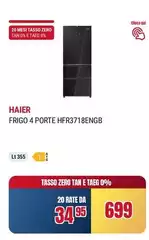 Haier - Frigo 4 Porte HFR3718ENGB