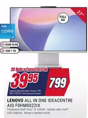 Lenovo - All In One Ideacentre Aio Fornm0022ix Lenovo - All In One Ideacentre Aio Fornm0022ix