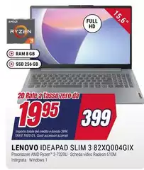 Lenovo - Ideapad Slim 3 82XQ004GIX Lenovo - Ideapad Slim 3 82XQ004GIX
