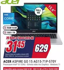 Acer - Aspire Go 15 Agile A Ssd 1tb Acer - Aspire Go 15 Agile A Ssd 1tb