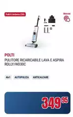 Polti - Pulitore Ricaricabile Lava E Aspira Rolly/wd30c