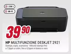 HP - Multifunzione Deskjet 2921