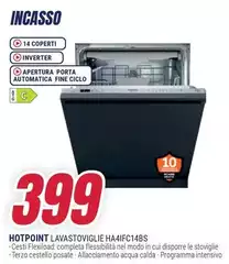 Hotpoint - Lavastoviglie HA4IFC14BS