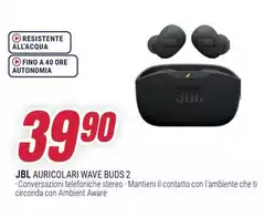 Jbl - Auricolari Wave Buds 2