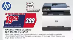 HP - Stampante Laserjet Pro 3302fdw 499q8f