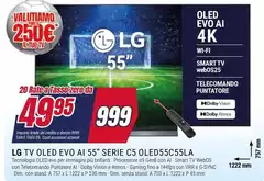 LG - Tv Oled Evo Ai 55" Serie C5 OLED55C55LA