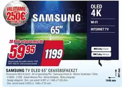 Samsung - Tv Oled 65" QE65S85FAEXZT Samsung - Tv Oled 65" QE65S85FAEXZT