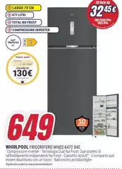 Whirlpool - Frigorifero WHD2 6472 X4E Whirlpool - Frigorifero WHD2 6472 X4E