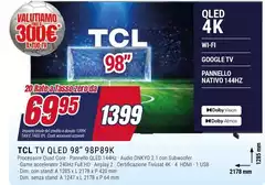TCL - Tv Qled 98" 98P89K