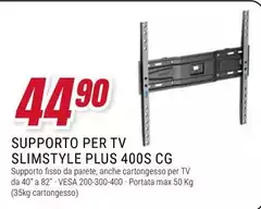 Max - Supporto Per Tv Slimstyle Plus 400s Cg