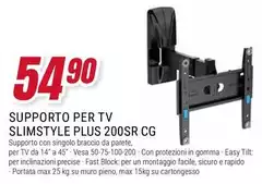 Facile - Supporto Per Tv Slimstyle Plus