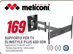Meliconi - Supporto Per Tv Plus 600 Sdr