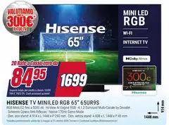 Hisense - Tv Miniled Rgb 65" 65ur9s Hisense - Tv Miniled Rgb 65" 65ur9s