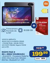 Mcafee - Pad 2 8G + 256G VHU5631EU Mcafee - Pad 2 8G + 256G VHU5631EU