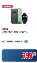 Honor - Smartphone 600 Lite - Black