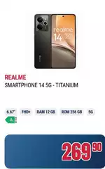 Realme - Smartphone 14 5g Titanium