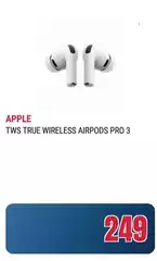 Apple - TWS True Wireless Airpods Pro 3 Apple - TWS True Wireless Airpods Pro 3