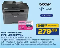 Brother - Multifunzione MFC-L2827DWXL Brother - Multifunzione MFC-L2827DWXL