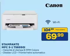 Canon - Stampante Mfc 3-1 Ts65501 Canon - Stampante Mfc 3-1 Ts65501
