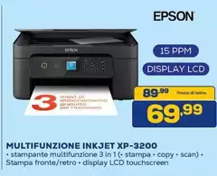 Epson - Multifunzione Inkjet Xp-3200 Epson - Multifunzione Inkjet Xp-3200