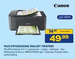 Canon - Multifunzione Inkjet TR4755I Canon - Multifunzione Inkjet TR4755I