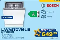 Bosch - Lavastoviglie SMV4ECX28E Bosch - Lavastoviglie SMV4ECX28E